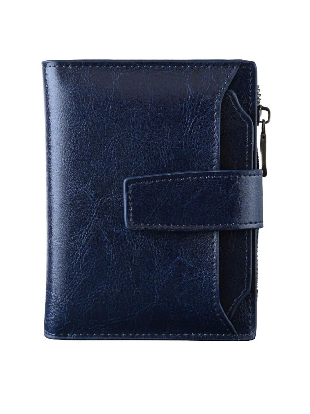 Stylish Small Leather Wallet for Women, RFID Bifold with ID Window, Compact
